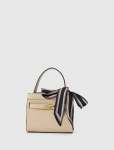Serin Small Lock Top Handle Bag - 0 Camel