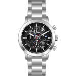Ben Sherman Men's Silver Skeleton Chronograph Watch With Stainless Steel Bracelet