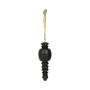 Betty Mango Wood Christmas Decor Black 10.5X4CM