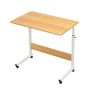 Mobile Lap Table Stand Up Computer Desk - Brown