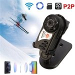 Wifi Wireless MINI Dv Remote Night Vision Camcorder P2P Sport Security Camera Support Tf