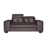 CARLTON 2 Seater Couch Choc