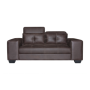 CARLTON 2 Seater Couch Choc