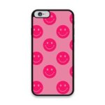 Custom Printed Tpu Cases - Apple Iphone 6 Apple Iphone 6S & 39 Hot Pink Smiley& 39 By