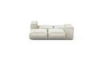 Double Lounger - Velvet - Creme - 199CM X 168CM