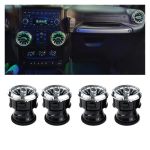 A c Outlet For Jeep For Wrangler For Jk 2007-2010 2011-2016 2017 Condition Turbine Outlet LED Light Front Air Vent Inlet Ambient