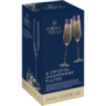And Feast Champagne Flute Glasses 4-PIECE