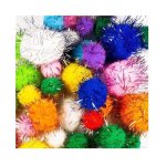 Glitter Pom Poms Assorted Pack