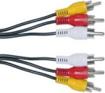 MICROWORLD 3 Rca To 3 Rca 1.5M Cable Male-male