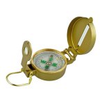 Lensatic Compass Gold