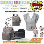 Baby Wrap & Diaper Bag Combo
