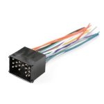 Car 17PIN Cd Host Speaker Power Male Plug For Bmw E46 1996-2001