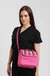 Sannea Stripe Thermal Insulated Lunch Bag Portable Foil Cooler Bag 6L