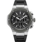 1881 Lucardo Men's Black Silicone Quartz Watch
