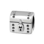 B9-C3664 - 925 Sterling Silver Treasure Chest European Charm Bead