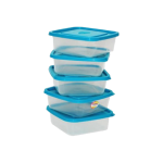 Formosa Plastic Square Storage Container 500ML 1X5