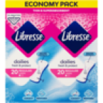 Libresse Daily Fresh Normal Unscented Pantyliners 40 Pack