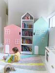 House Shaped Storage Cupboards - XL - Open Bookshelf