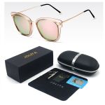 3038 Women's Polarized Anti-uv Trendy Sunglasses - With Glasses Case