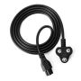 South Africa 3-PIN Plug Power Cable Kettle Cable - 1M