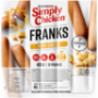 Simply Chicken Cheese Frankfurters 425G