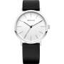 Gents Slim Black Leather Watch 13436-404