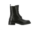Sleek Vanguard Laceup Boot -black