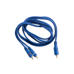 FTS CRCAM2RCAM18 Rca Male To 2X Rca Male 1.8M Blue