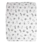 2 In 1 Moses Basket Fitted Sheet / Changing Mat Cover - African Animals