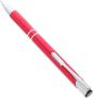 Metal Ballpoint Pen With Black Ink Crimson Body Comfortable Grip Smooth