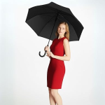 Curved Handle Automatic Rain Umbrella