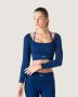 Prime State Cut-out Long Sleeve - Navy - Medium