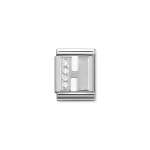 Composable Big Link Silver Letter H