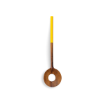 Long Salad Servers - Kiaat Yellow