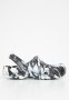 Crocs Classic Marbled Clog - White & Black