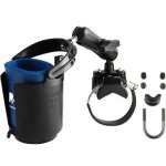 RAM Mounts RAM Strap Clamp Roll Bar Mount With Double Socket Arm & Level Cup Drink Holder Koozie Included