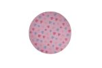 Round Rug - Pink Hearts