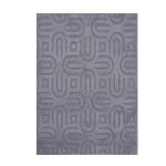 Modern Geometric Grey Pattern Carpet CSR4404