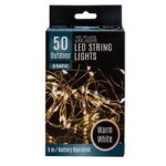String Lights - Outdoor - Warm White - 5 M - 50 LED - 2 Pack