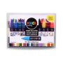 Uni Marker PC-8K Set - Chisel Tip 8MM 33 X Assorted Colours