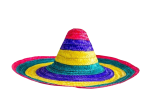 Colorful Mexican Hat Sombrero