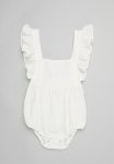 PoP Candy Frilled Romper - White