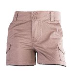 Ladies Casual Stretch Outdoor Short -9CM In Leg Khaki - 38