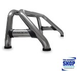 Toyota Hilux Travo Sports Bar Double Cab & Extended Cab Stainless Black Base Plates 2026- 4 Bend Design