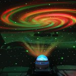LED Northern Lights Projector Lamp With Remote USB Tabletop Rgb Light For Bedroom Decoration Music Sync Starry Sky Projection Ni