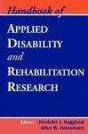 Handbook Of Applied Disability And Rehabilitation Research Hardcover