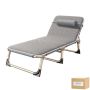 Heartdeco Heavy Duty Folding Bed 75CM Wide Office Nap Bed