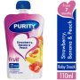 Purity Pureed Baby Food Strawberry Banana & Peach 110ml
