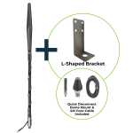 The Bolton Technical Blade - 5G Cellular Vehicle Antenna - Blade Antenna Kit & L-shaped Bracket