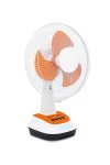 Hoco Smart 12 Inch Rechargeable Portable Table Fan With LED Light & Powerbank